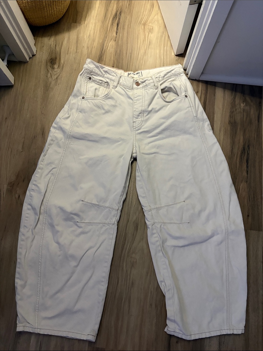 Free People Barrel Jeans